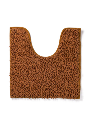 Коврик с вырезом "Макароны",60*60 Brown коричневый